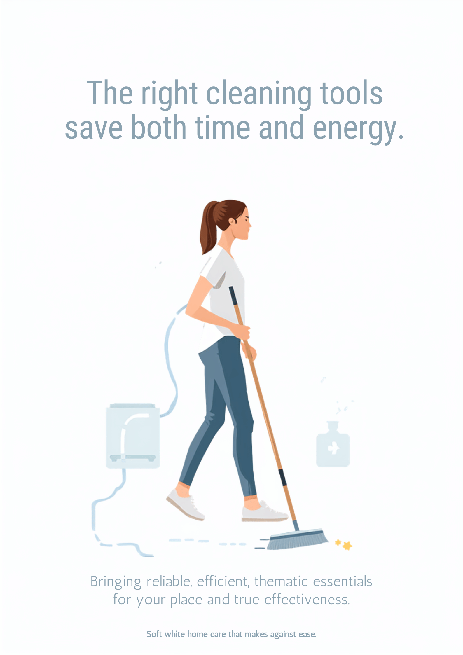 The right cleaning tools save both time and energy.